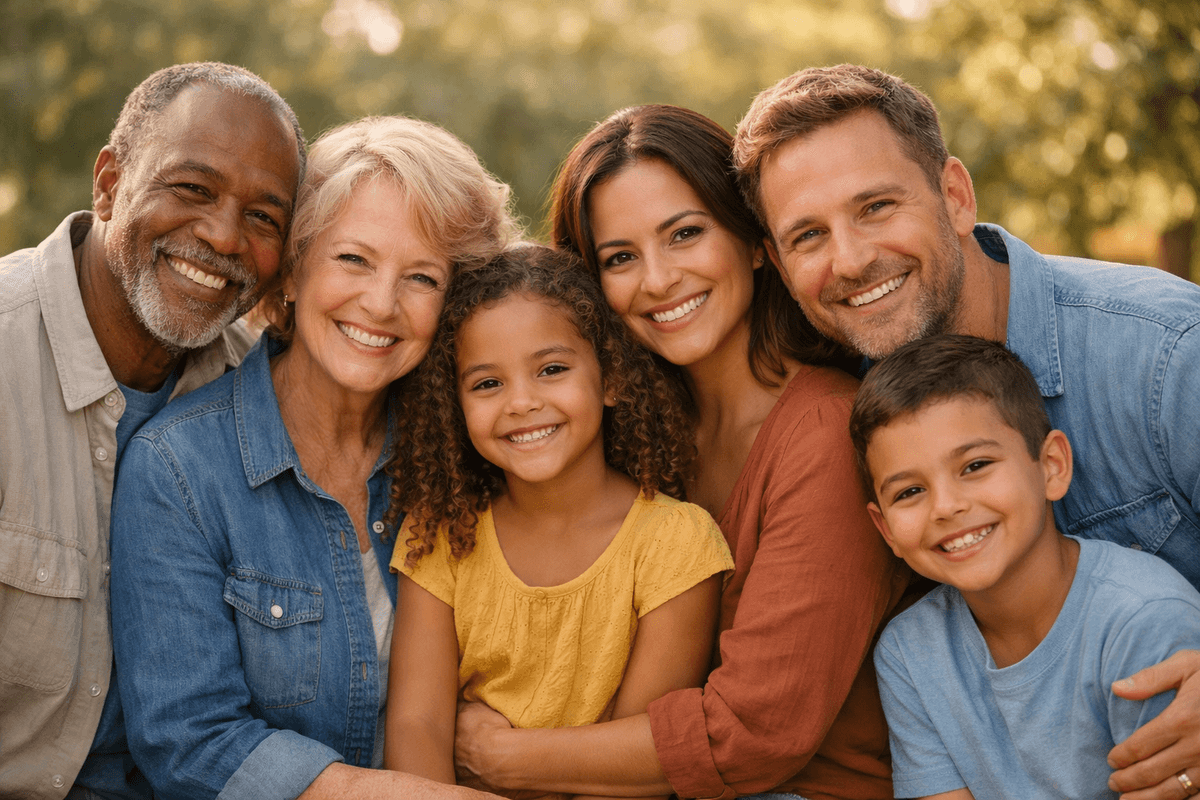 Family protecting their future